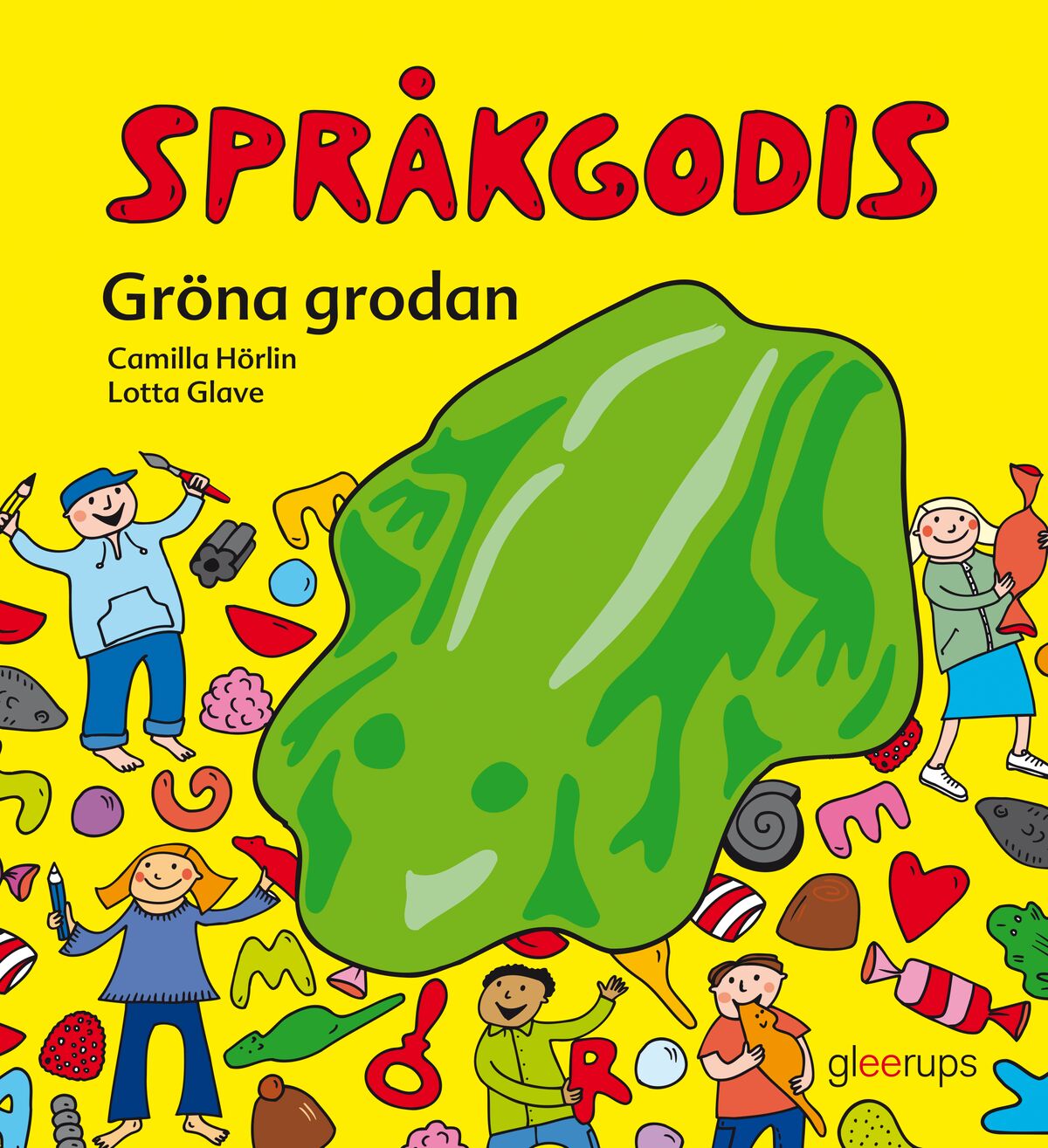 Omslag: Språkgodis Gröna grodan