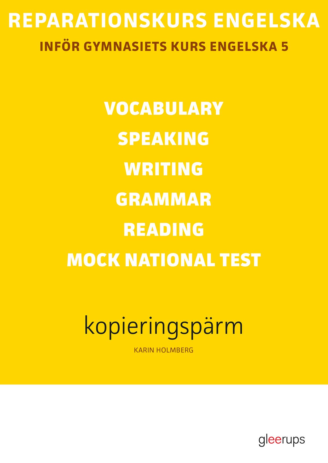 Omslag: Reparationskurs Engelska Kop pärm