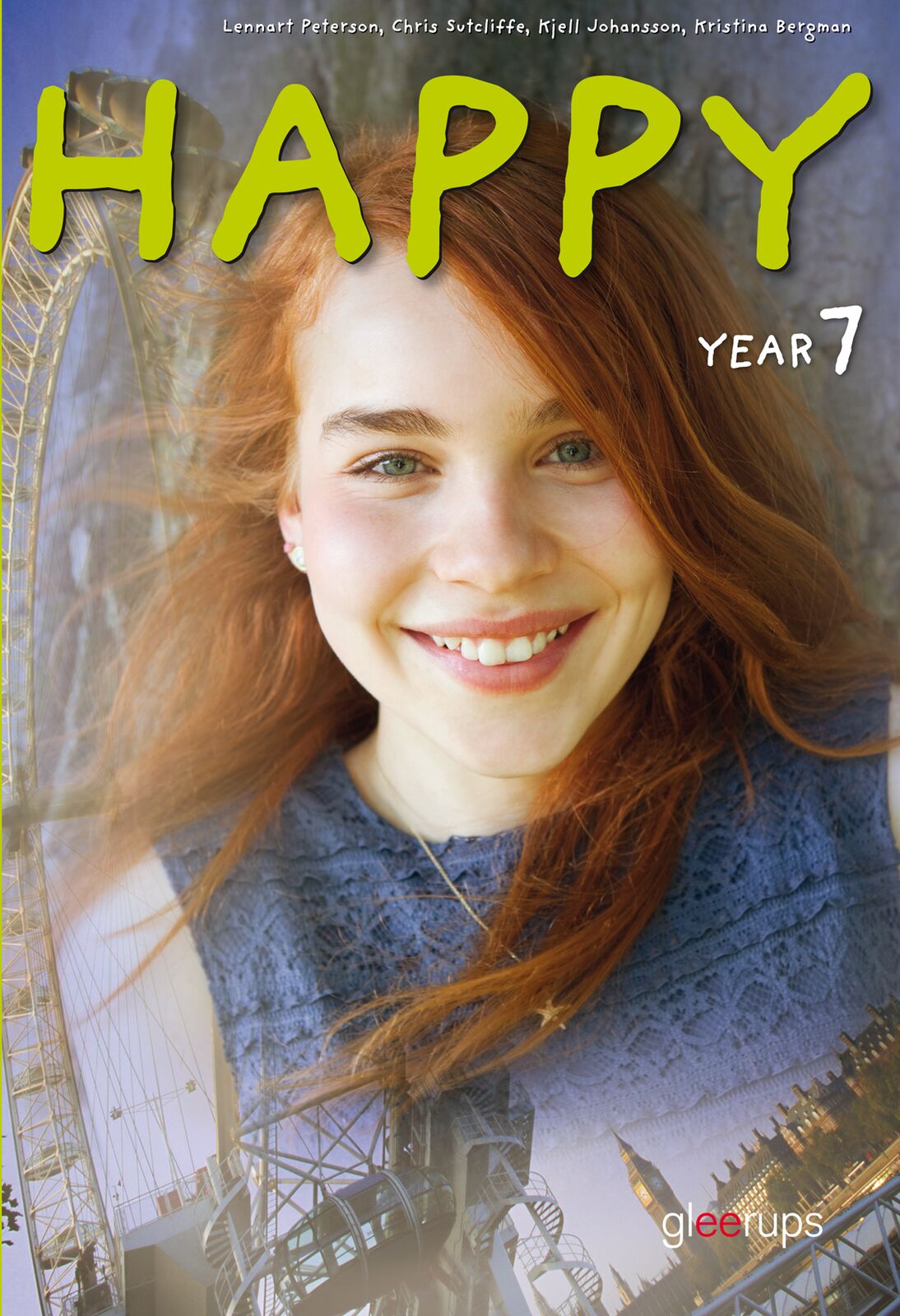 Omslag: Happy Textbook Year 7 2:a uppl