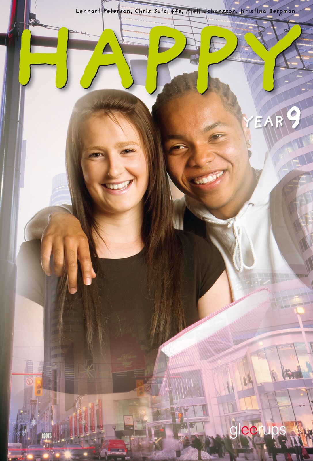 Omslag: Happy Textbook Year 9 2:a uppl