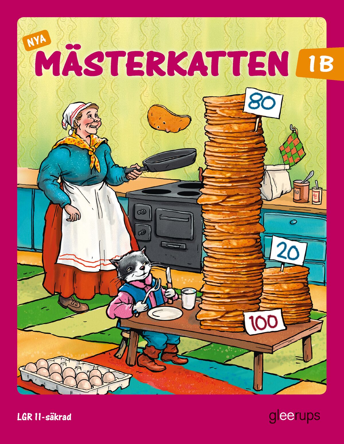 Omslag: Mästerkatten 1B Grundbok