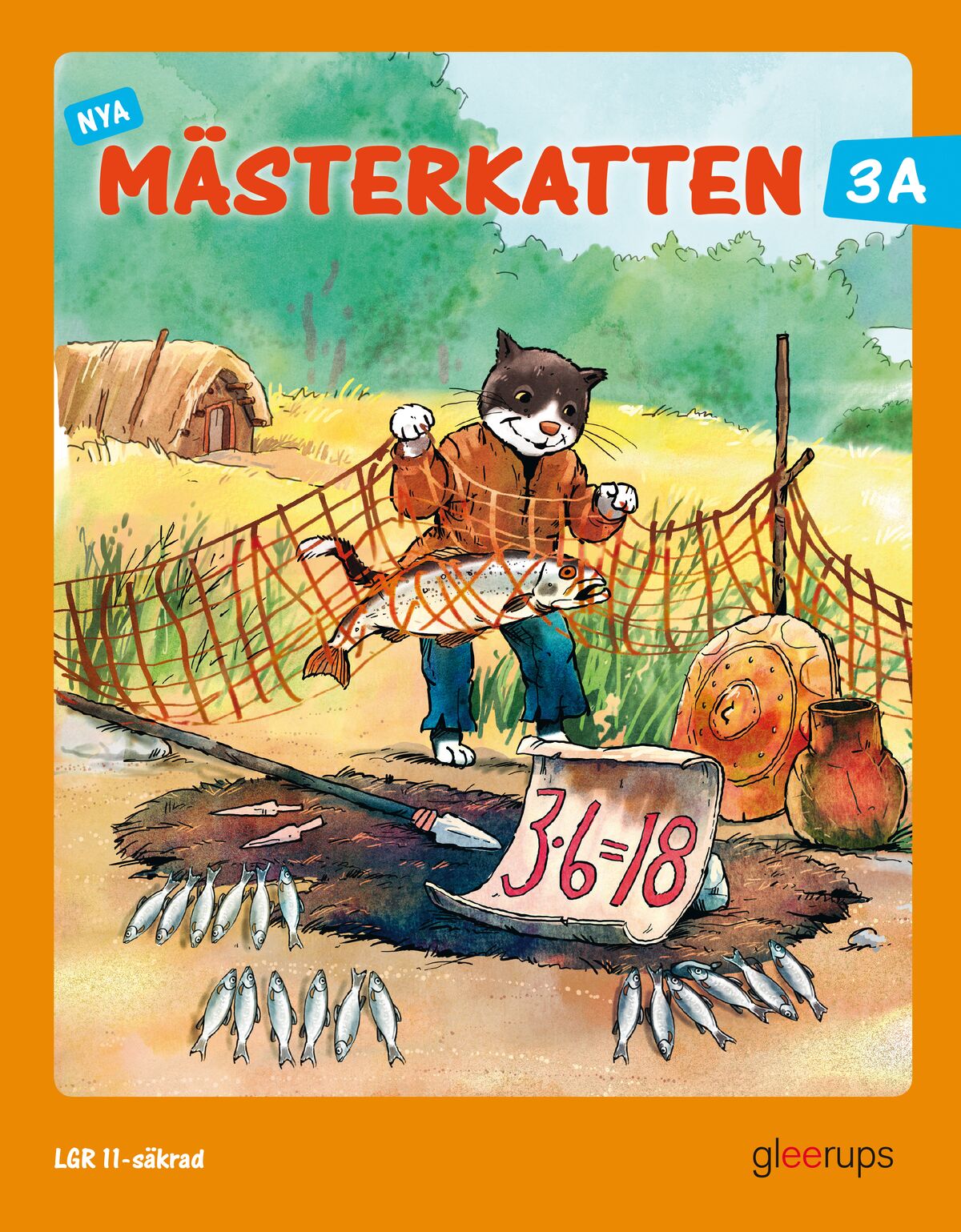 Omslag: Mästerkatten 3A Grundbok