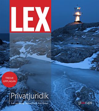 Omslag: LEX Privatjuridik, fakta- och övningsbok, 3:e uppl