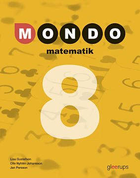 Omslag: Mondo Matematik 8 Elevbok