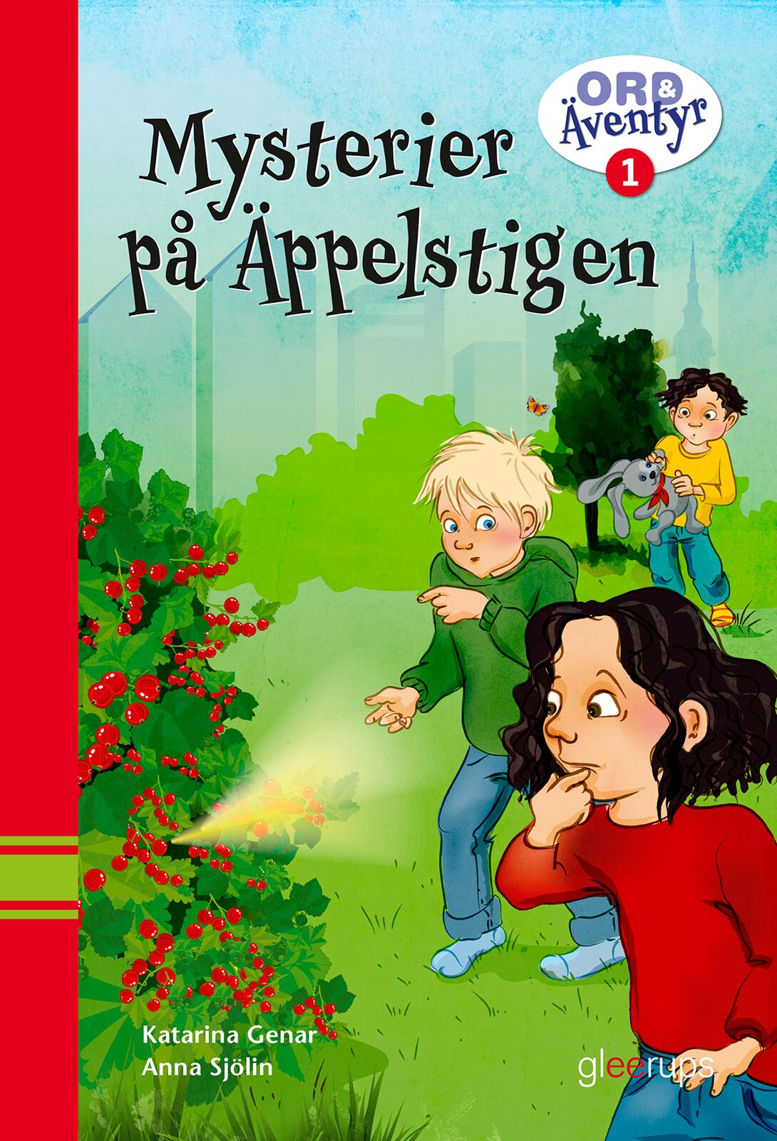 Omslag: Ord & Äventyr Läsebok åk 1C, Mysterier på Äppelstigen