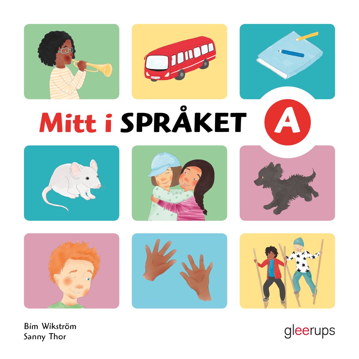 Omslag: Mitt i språket A, läsebok