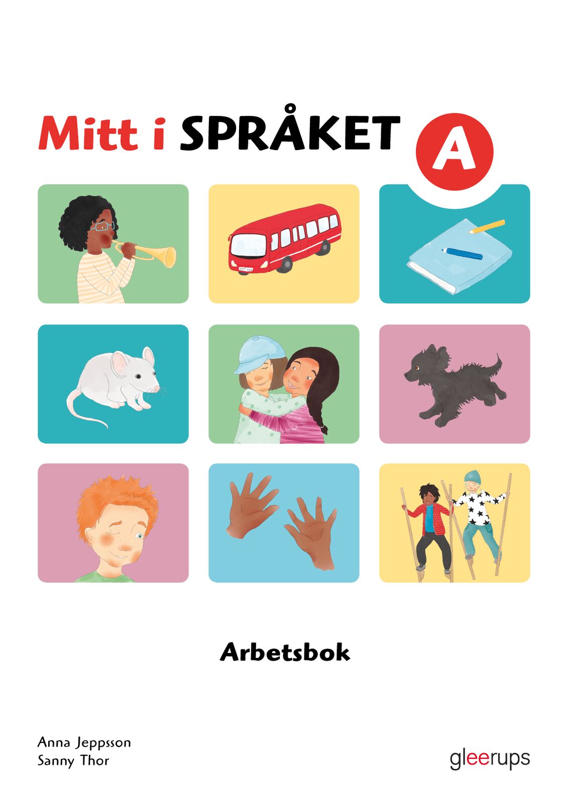 Omslag: Mitt i språket A, arbetsbok