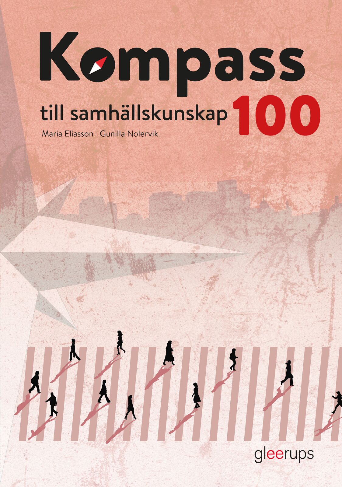 Omslag: Kompass till samhällskunskap 100, elevbok, 2:a uppl