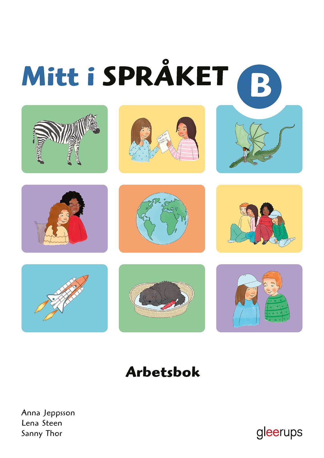 Omslag: Mitt i språket B, arbetsbok