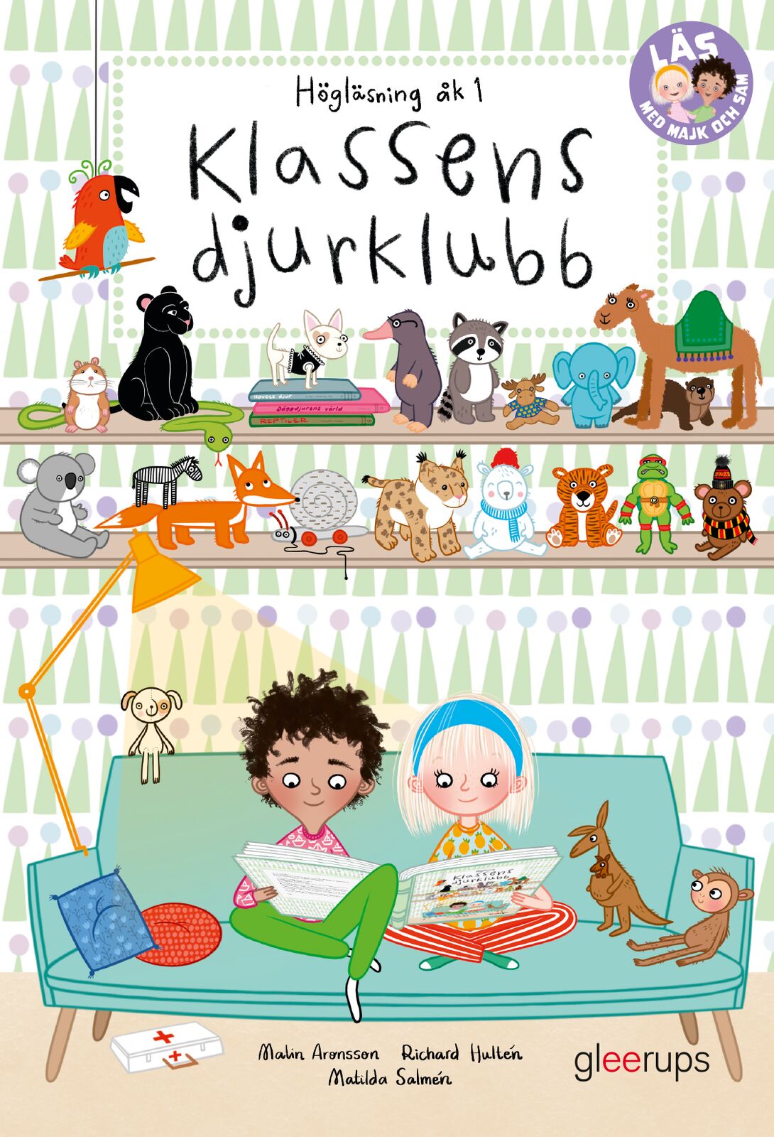Omslag: Läs med Majk och Sam 1, Klassens djurklubb, högläsning