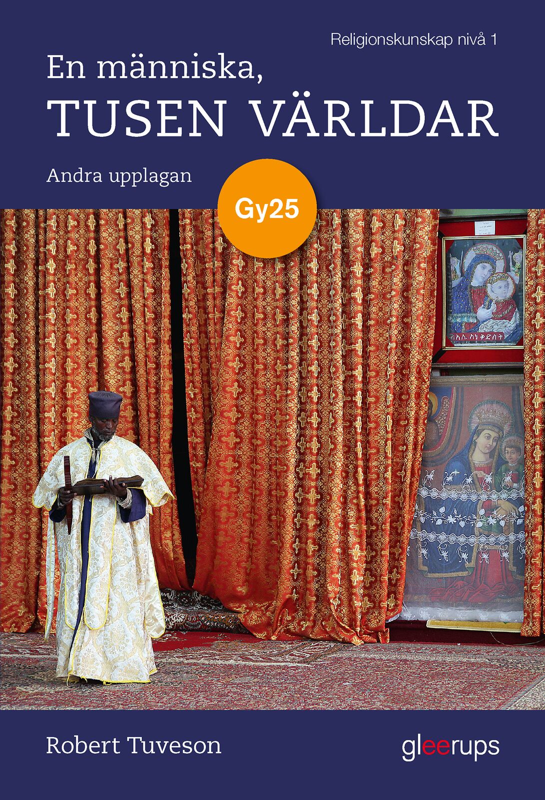 Omslag: En människa tusen världar, bok, Gy25