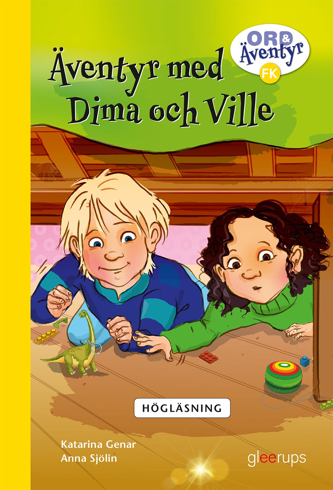 Omslag: Ord & Äventyr F-klass, Högläsning Äventyr med Dima och Ville