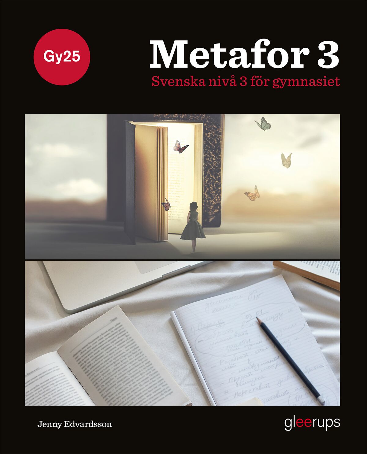 Omslag: Metafor svenska 3, bok, Gy25