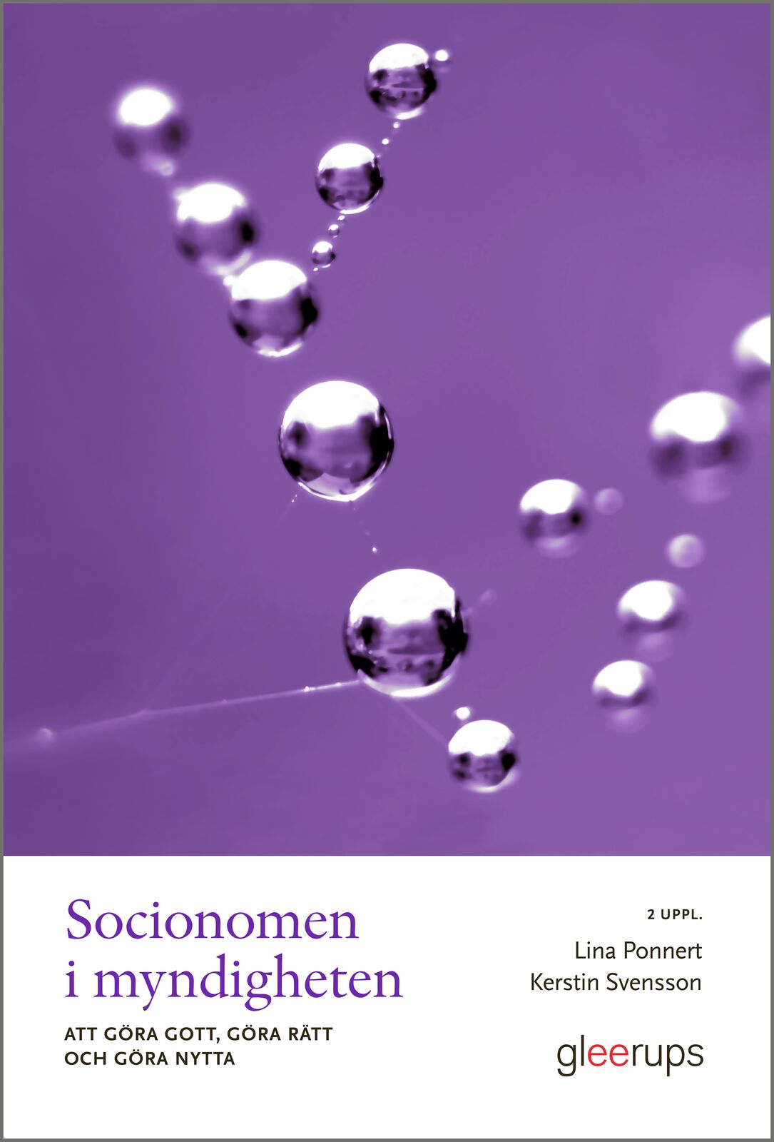 Omslag: Socionomen i myndigheten : att göra gott, göra rätt och göra nytta