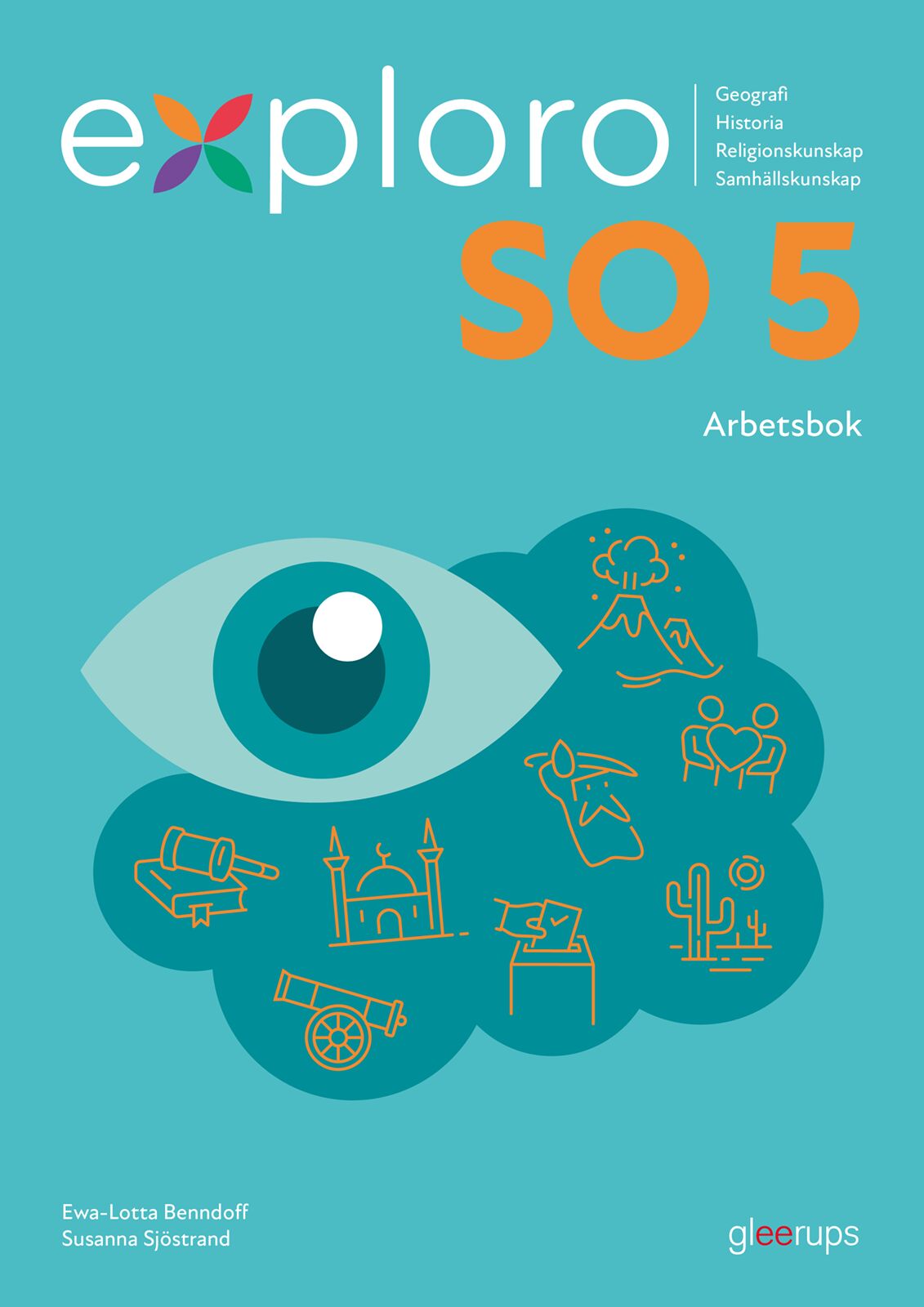 Omslag: Exploro, SO åk 5, arbetsbok