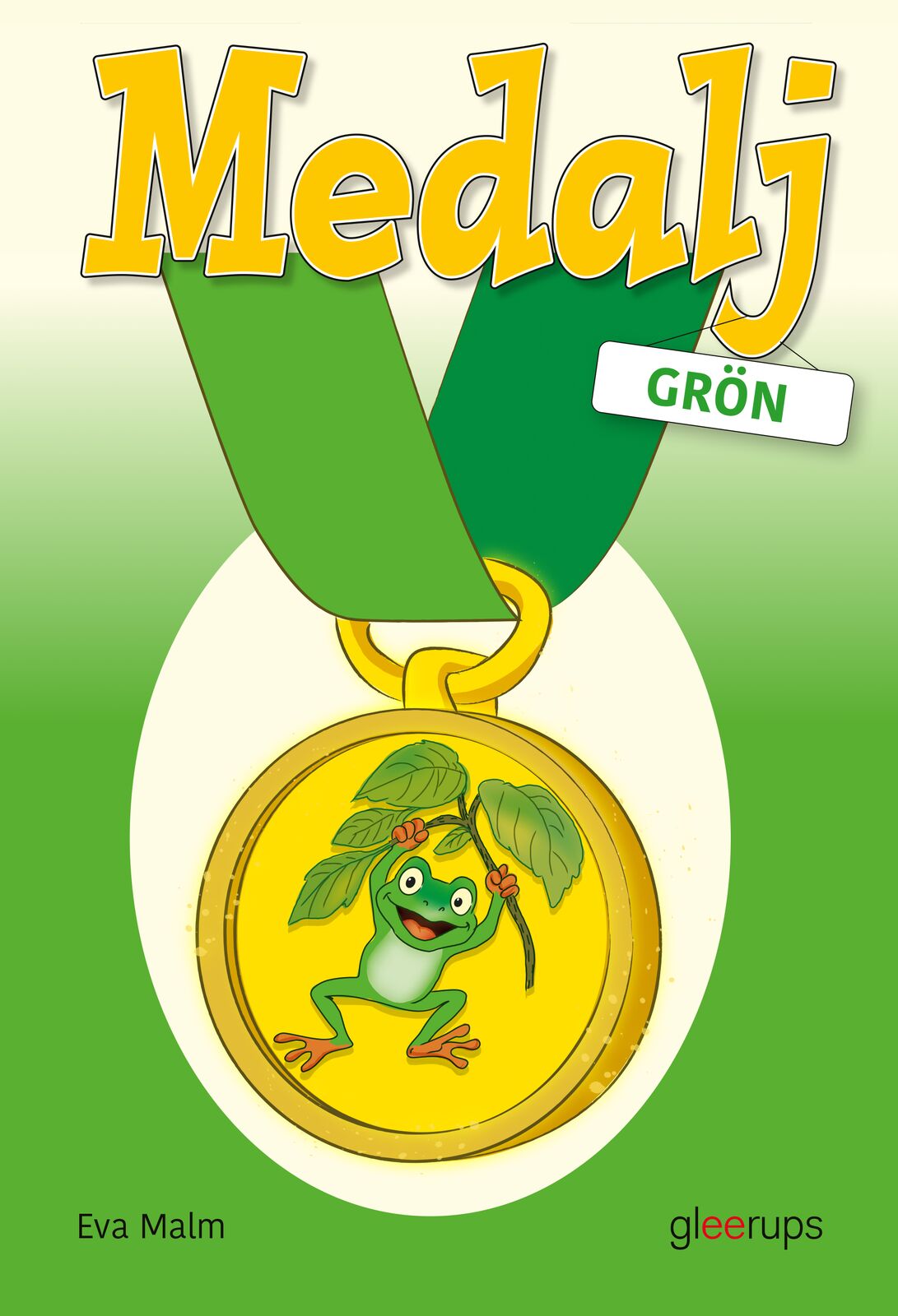 Omslag: Medalj grön, svenska
