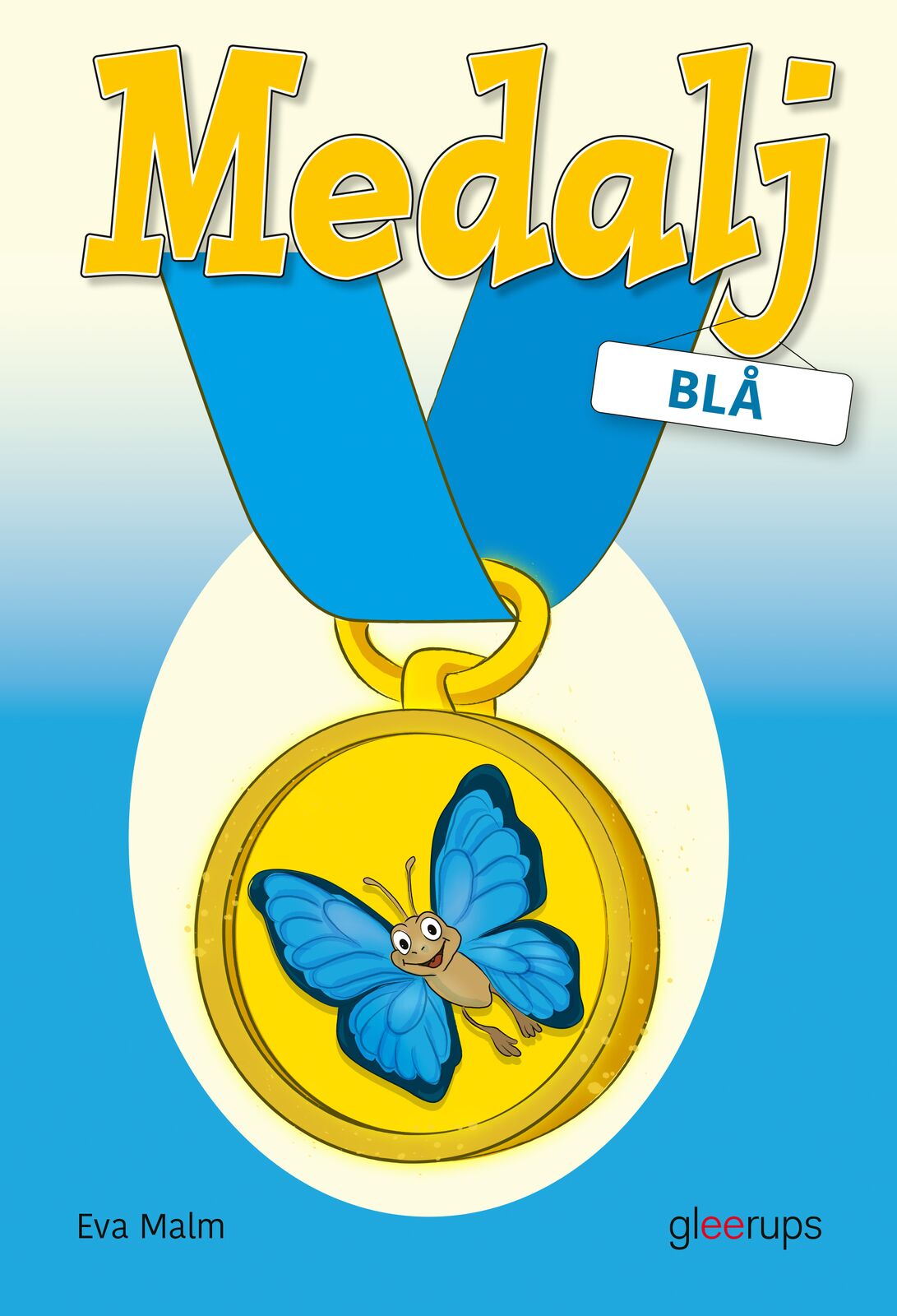 Omslag: Medalj blå, svenska