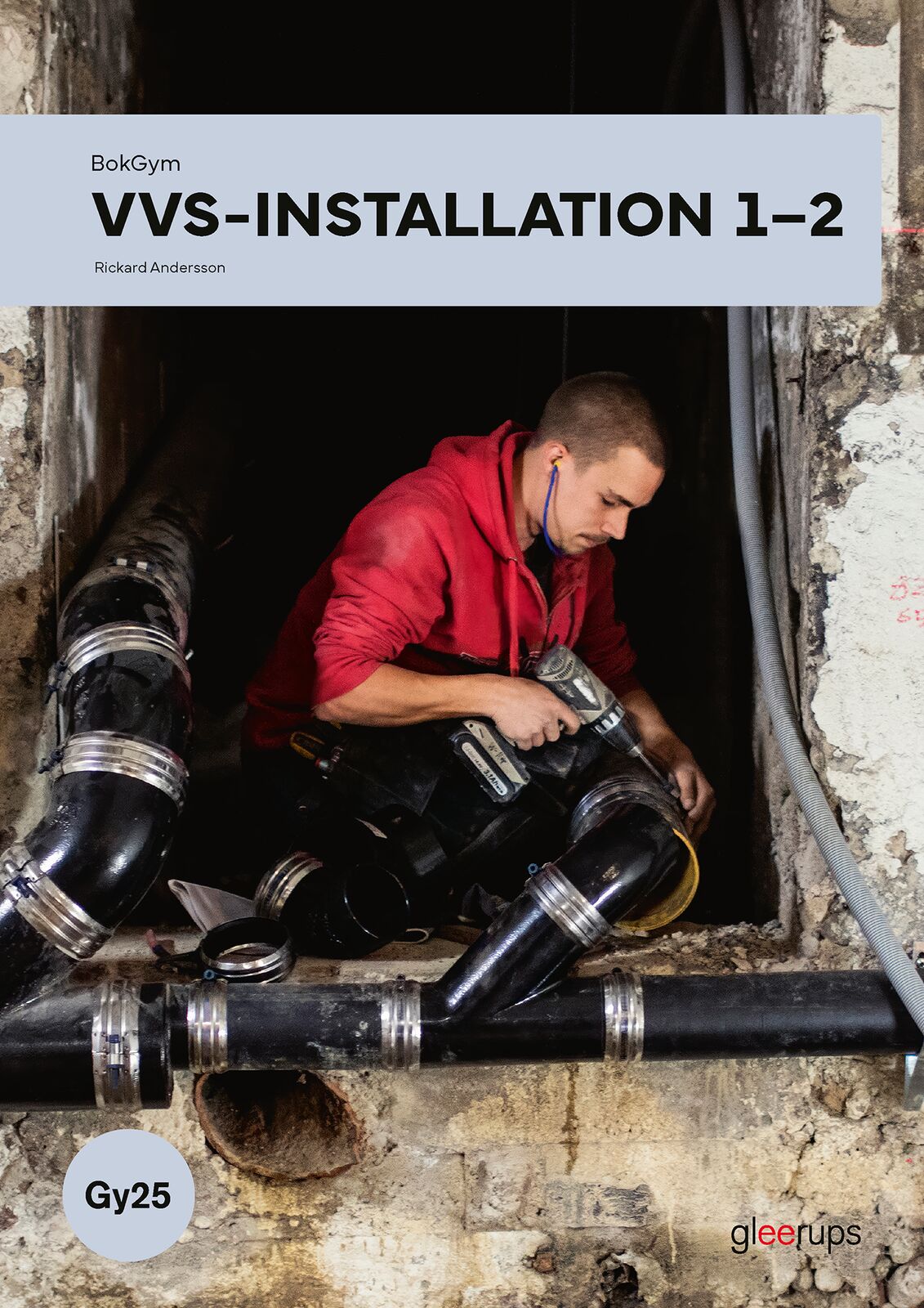 Omslag: Bokgym VVS-Installation 1-2, bok, Gy25