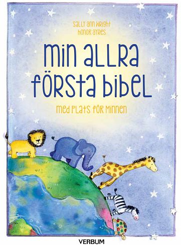 Omslag: Min allra första bibel : med plats för minnen